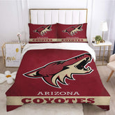 Arizona Coyotes Hockey League 3D Printed Duvet Cover Quilt Cover Pillowcase Bedding Set Bed Linen Home Decor